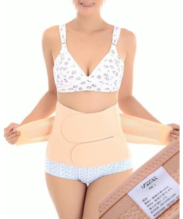 Nsstar Breathable Elastic Postpartum Postnatal Recoery Support Girdle Belt Post Pregnancy Belly Waist slimming shaper Wrapper Band Abdomen Abdominal Binder for Women and Maternity (L)