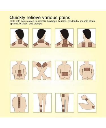 Herbal Plasters for Pain Relief - Back Neck Shoulder Knee & Muscle - 8 Pieces - Buy Online on GoSupps.com