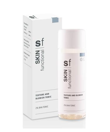 Skin Functional Texture and Blemish Tonic 2% Salicylic Acid Tonic Anti-Acne Sebum & Dead Skin Cleanser Anti-Ageing for Cell Regeneration 100 ml