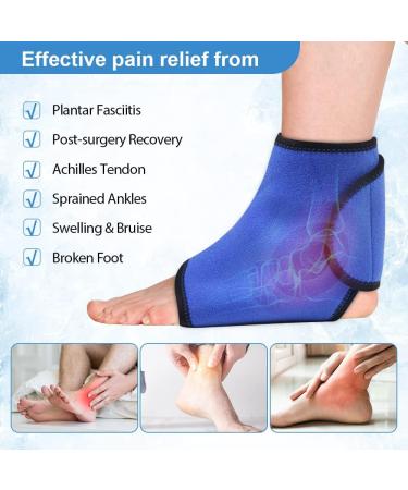 Buy Hilph Cooling Cuff Foot - Hot Cold Compress Wrap for Ankle Pain Relief Swelling & Plantar Fasciitis - International Shipping Available - Buy Online on GoSupps.com