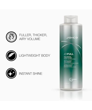 JOICO JOIFULL VOLUMIZING CONDITIONER 1000 ML - Odorless & Lightweight - Perfect for All Hair Types - International Shipping Available - Buy Online on GoSupps.com