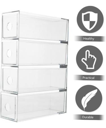 FOMIYES 1pc Box Eye Shadow Storage Box Makeup Organiser Dresser Storage Organizer Dresser Drawers Acrylic Eyeshadow Organizer Eyeshadow Organizer Box Acrylic Makeup Organiser Make up - Buy Online on GoSupps.com