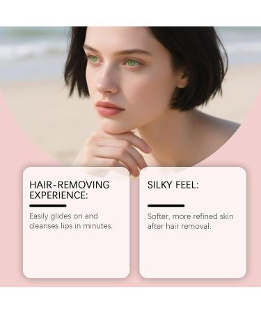 Women's Facial Hair Removal Cream - Gentle and Painless Moisturizing Hair Remover for Women - Eyebrows - Upper Lip - Beard - Neck - Home - Travel - Buy Online on GoSupps.com