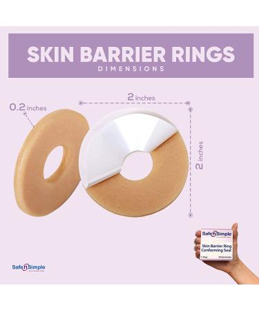 Safe n' Simple 2 Conforming Adhesive Seals - Pack of 10 | Stoma Barrier Rings for Ostomy Supplies - Buy Online on GoSupps.com