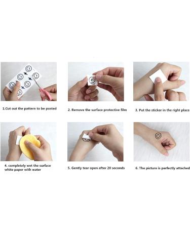 Halloween Simulation Scar Stickers- 10pcs Waterproof Tattoo Zombie Scars for Cosplay - Buy Online on GoSupps.com