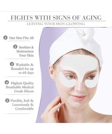 Effective Anti-Aging Folding Silicone Pads for Forehead | Reusable Skin Lifting Plaster for Men & Women | Smoothing Treatment for Frontal Lines - Buy Online on GoSupps.com