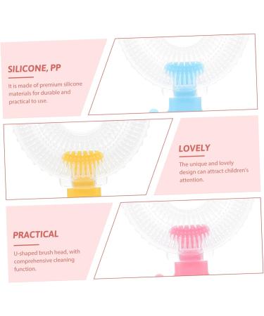 Beaupretty U-Shaped Toothbrush for Kids - 18 Pack Portable Soft Fur Hand Brush | Whole Mouth Cleaning - Buy Online on GoSupps.com
