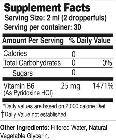 Life Solutions Vitamin B6 Pyridoxine HCI - B Vitamins Supplement B6 Vitamins 25mg - Essential B6 Supplement for Metabolism Energy and Nervous System Support 2oz Liquid Dropper - Buy Online on GoSupps.com