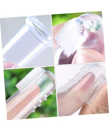 Ultechnovo 10 Sets Fingerbrush Oral Accessories for Babies & Toddlers | Silicone Finger Toothbrush & Travel Toothbrush | Safe Baby Massage & Pet Care Detergent - Buy Online on GoSupps.com