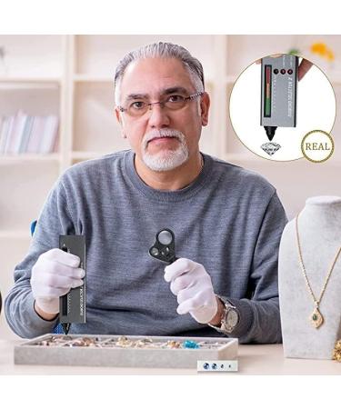 Mollo High Accuracy Diamond Tester + 30X60X Jewelry Eye Loupe Combo | Gem Testing Tool for Novice and Expert - DT-1 - Buy Online on GoSupps.com