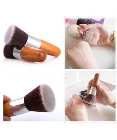 Linhengyu Makeup Brushes Wood Handle Big Head Shape Head Foundation Powder Cosmetic Make Up Brush Tool For Beauty Accessories - Buy Online on GoSupps.com
