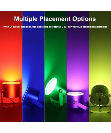 LUXCEO 10W RGB LED Video Light with Remote Control - Dimmable Photography & Video Lighting with Full Colors, Music Sync, 10 Scene Modes - Perfect for Background Light in Photography & Video Shooting - Buy Online on GoSupps.com