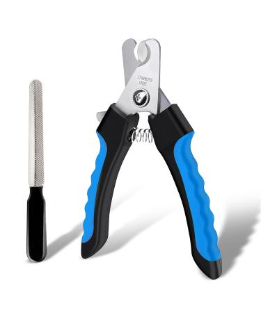 Dog Nail Clippers Dog Nail Clippers and Trimmer with Safety Guard to Avoid Over Cutting Professional Pet Nail Clippers with Nail File for Small Medium Large Breeds