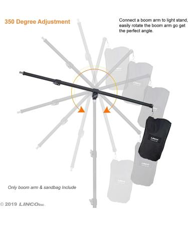 Adjustable Overhead Light Boom Arm with Universal Tripod Clamp - LINCO Lincostore 4255K - Buy Online on GoSupps.com