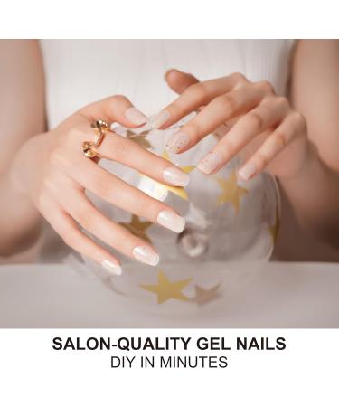 Christmas Stardust Gel Nail Wraps - 28 Salon-Quality Self-Adhesive Stickers - Buy Online on GoSupps.com