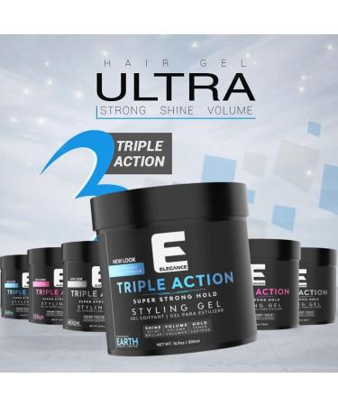 Elegance Triple Action Hair Gel Venus Strong Hold 250 Ml - Buy Online on GoSupps.com