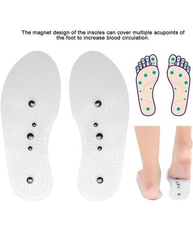 Buy Verdant Touch Magnetic Shoe Pads - Magnet Therapy Silicone Insoles Anti-Fatigue Massage Pads for Shoes Transparent Size L - International Shipping Available - Buy Online on GoSupps.com