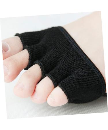 Shop Healeeved Half Socks | 8 Pairs Cotton No-Show Socks for Men & Women | Perfect for Sandals & Slippers | Five-Toe & Peep-Toe Design - Buy Online on GoSupps.com