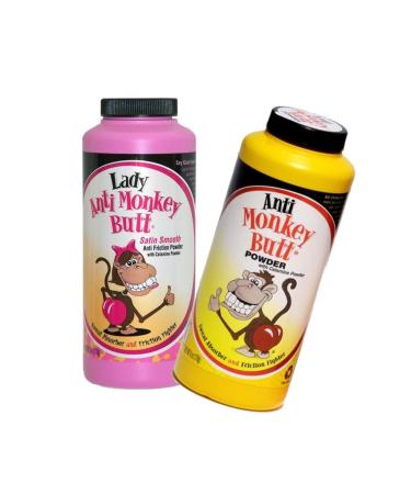 Anti-Monkey Butt Anti Friction Powder, Original & Lady