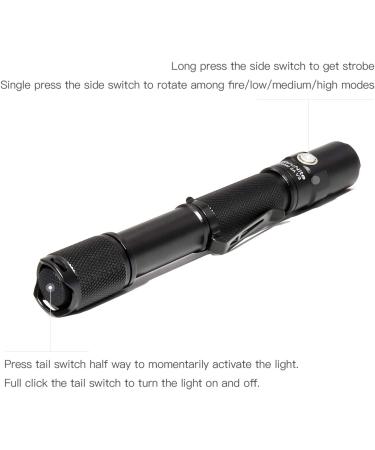 ThruNite Archer 2A V3 500 Lumens CREE AA Flashlight - IPX8 Water-Resistant Outdoor EDC Flashlight for Camping and Hiking - Buy Online on GoSupps.com