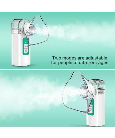 Portable Mesh Nebulizer Machine for Kids & Adults - 2 Modes Handheld Cool Mist for Travel, Office & Home Use - Buy Online on GoSupps.com