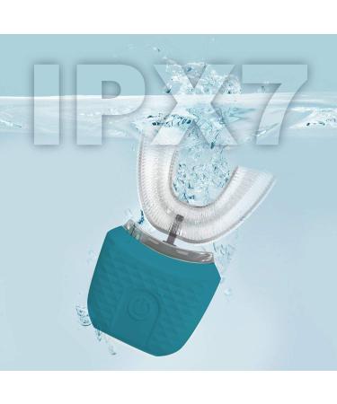 U-Shaped Electric Toothbrush Ultrasonic Whitening Massage for Adults - 3 Cleaning Modes (Green) - Buy Online on GoSupps.com
