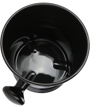 Cyllde Foam Shaving Soap Cream Bowl - Black Plastic Shaving Bowl for Men | Purchase Internationally - Buy Online on GoSupps.com