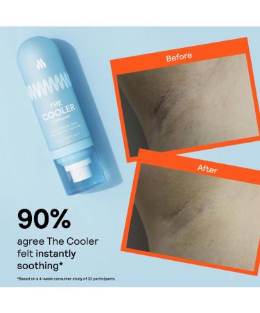 Meridian The Cooler - Refreshing Soothing After Trim Spray for Men & Women Instant Cooling Relief for Razor Burn & Bumps Reduces Redness & Irritation Aloe Vera Scent 3.27oz - Buy Online on GoSupps.com