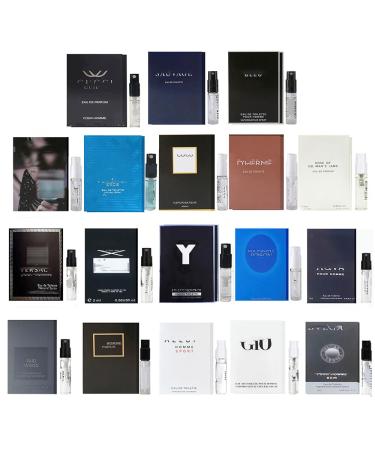 Men's Perfume Sampler Set High End Designer Fragrance Travel Perfumes Explore Luxurious Scents (18PCS) 0.06 Fl Oz (Pack of 18) - Buy Online on GoSupps.com