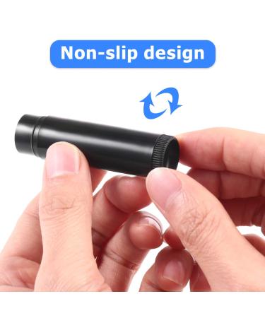 Buy 5ml Empty Black Tab Gloss Tube Lip Balm Bottle - Pack of 25 | International Shipping Available - Buy Online on GoSupps.com