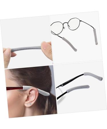 Angoily Silicone Ear Pads for Glasses - Comfortable Holders for Behind-the-Ear Styles | Slippery Cover & Brake Shoes | 5.5x0.7cm Gray - International Shipping - Buy Online on GoSupps.com