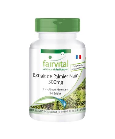 Fairvital | Dwarf Palm Extract 300mg - Contains Beta-Sitosterol 90 Capsules