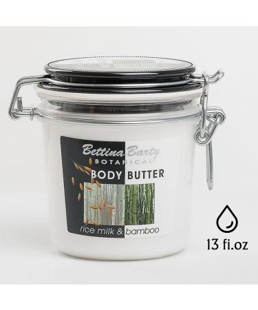 Bettina Barty Botanical Rice Milk & Bamboo Body Butter 400 ml - Luxurious Moisturizer for Smooth Skin | International Shipping Available - Buy Online on GoSupps.com