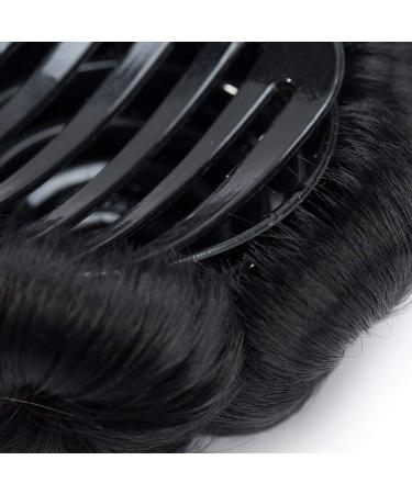 SEGO Wavy Black Hairpiece Bun Updos | Realistic Hair Tie & Extension for Effortless Styles - Buy Online on GoSupps.com
