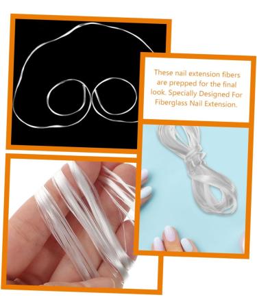 Housoutil 3 Fiberglass Nail Extension Manicure Tools Fake Silk Nails Tips Nail Art Supply Manicure Extension Fiber Nail Tools Nail Art Fiber Nail Art Tool Gel White Plastic Fiber - Buy Online on GoSupps.com