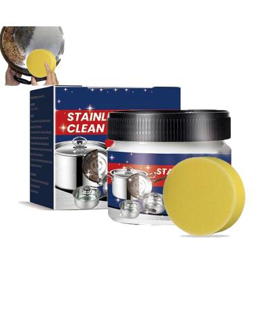 Magical Nano-Technology Stainless Steel Cleaning Paste Stainless Steel Clean Wax Rust Remover for Stainless Steel Cleaner and Polish for Surface Safe No Residue 1pc