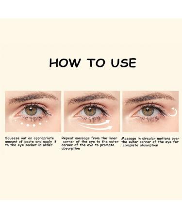 AAOCLO Gold Caviar Electric Wand Eye Cream Set - 20g Eye Repair Moisturizing Cream for Dark Circles & Wrinkles (2 pcs) - Buy Online on GoSupps.com