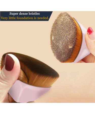 Vodoco Flat Kabuki Foundation Brush for Liquid and Powder Makeup - Pink - Buy Online on GoSupps.com