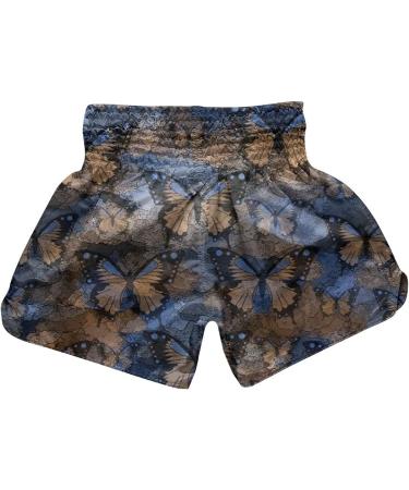 Zimperad Large Butterfly Muay Thai Boxing MMA Kickboxing Fight Shorts - Buy Online on GoSupps.com