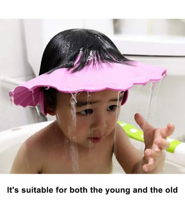 Pengxiaomei 3Pcs Baby Shower Caps - Adjustable Bathing Hat for Kids with Ear Protection - Buy Online on GoSupps.com