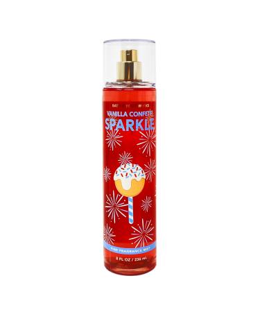 Bath & Body Works Vanilla Confetti Sparkle 2 Pack Fine Fragrance Mists - 8 fl oz / 236 mL each - Buy Online on GoSupps.com