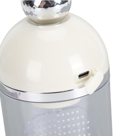 DAUZ Face Wash Foam Maker Bottle Portable Electric Facial Cleanser Foam Cup Rechargeable Waterproof for Travel (White) - Buy Online on GoSupps.com