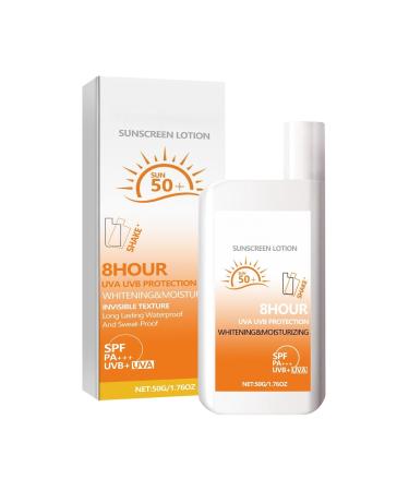 Face Sunscreen SPF 50 SPF 50 Moisturizer Lightweight under Makeup Travel Essentials Summer Essentials Skin Care Sunscreen for Face & Body 2025