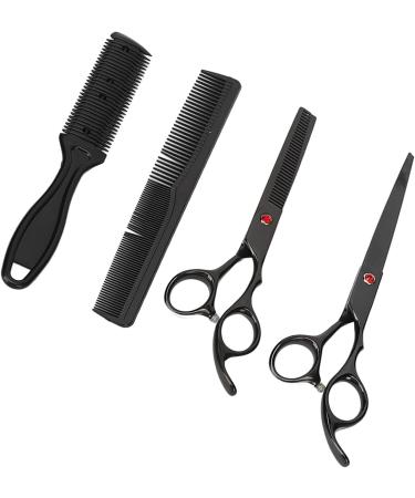 Hair Cutting Scissors Set with Straight Shear and Thinning Shear for Home Salon Barber - Buy Online on GoSupps.com