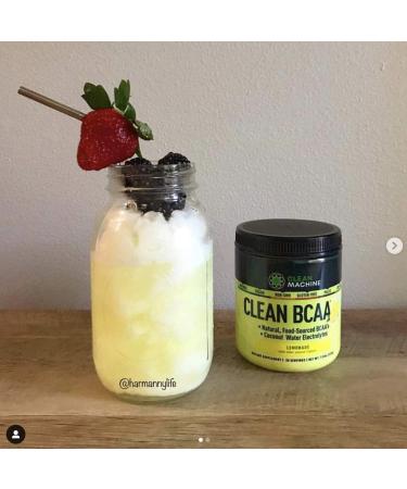 Clean BCAA Lemonade - Vegan Amino Supplement with Natural BCAAs & Coconut Water Electrolytes - 222g - Buy Online on GoSupps.com