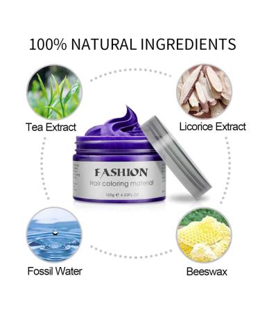120g Hair Wax | Temporary Hair Color for Men & Women | Professional Styling Pomade | Long-lasting & Moisturizing | 6 Colors Available - Buy Online on GoSupps.com