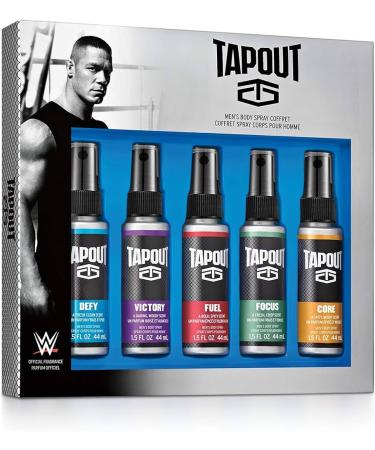Tapout Men s Body Spray Five Pack Gift Set