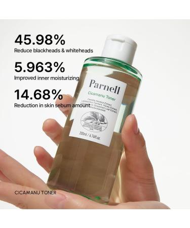 Buy Parnell Cicamanu Toner for Sensitive Skin - Centella Asiatica Ceramide & LHA - Soothing Moisturizer (200ml) - International Shipping Available - Buy Online on GoSupps.com