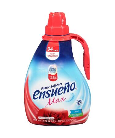 Ensueno Max Liquid Fabric Softener Floral 125 Oz