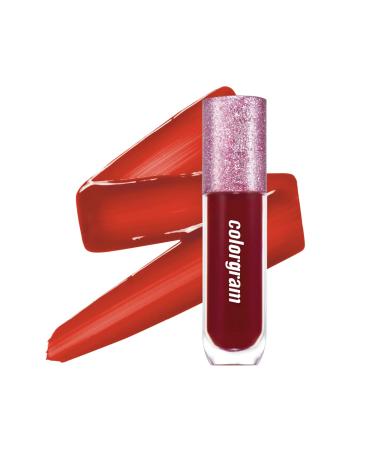 COLORGRAM Thunderbolt Tint Lacquer 01 Romance Tok | High Pigment  Vivid Color  Long Lasting Lip Stain  Moisturizing with Argan Oil  Hydrating  Buildable & Blendable  (0.2 fl.oz  4.5g)